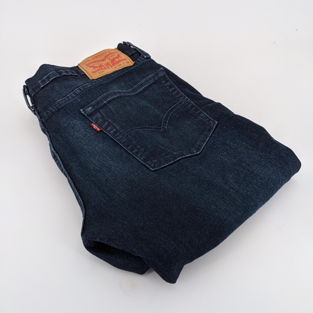 Men's Levis Jeans Blue 514 Straight Fit 31 32